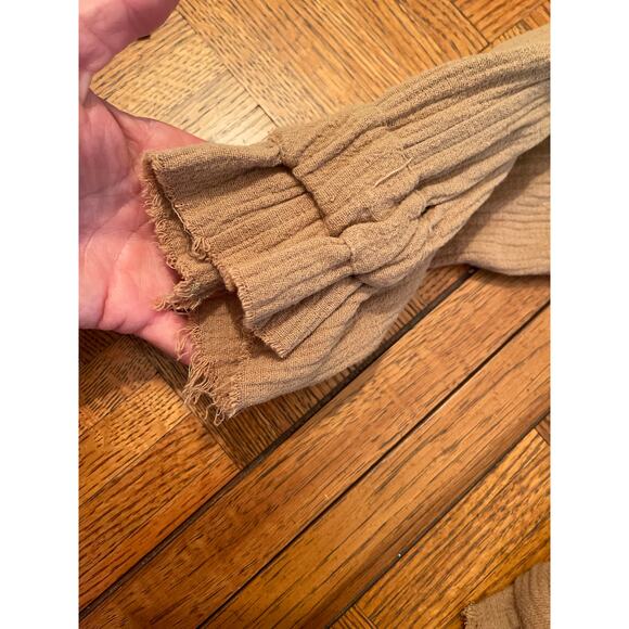 BlankNYC Cotton Voile Gauze raw edge Bomber Jacket small - Picture 3 of 11